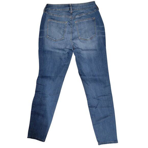 Sonoma Womens 8L Curvy Skinny High-Rise Jean Medium Blue Wash New with Tags - Picture 2 of 8